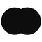 Silicone Microwave Mat 12 Inch, Non Stick Turntable Mat for Kitchen, Multi-Purpose Heat Resistant Oven Mat 2 Pack (Black)...