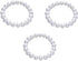 Pingyongchang Elastic Pearl Bracelet Stackable Stretch Bracelet Wedding Accessories Bridesmaid Bracelet 8MM Faux Pearl Bracelet Bridal Party Prom ...