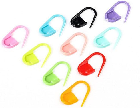 Colorful Knitting Markers Crochet Clips Crochet Pins Bulk Stitch Markers Locking Stitch Knitting Place Markers DIY Craft Plastic Safety Pins Needl...