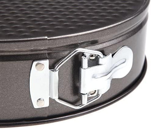 8 inch circular Springform interlocking and leak- proof seal carbon baking C ake Pan...
