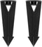Ground Light Stake Spike 1/2" NPT Thread,for Outdoor Landscape Lighting Fixtures Ground Light Spikes Replacement Black Color 2-Pack...