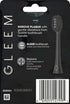 GLEEM Toothbrush Replacement Brush Heads Refill, Black, 2 Count...