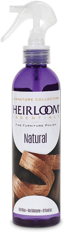 Heirloom Essentials Fine Furniture Polish - Furniture Polish Spray for Luster - Wood Polish Without Silicone, Wax, Ammonia - Wood Polisher for Fur...