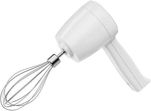 Portable Wireless Hand Mixer, USB Rechargable Handheld Egg Beater with 2 Detachable Stir Whisks, 5 Speed Modes, Mini Cordless Helper for Kitchen B...