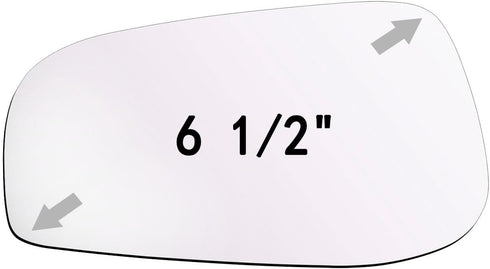 Side Mirror Glass fit for 2004-2006 Volvo S60 S80 V70 Driver Left Side Mirror Glass Replacement No Backing Plate Flat Including Adhesive...