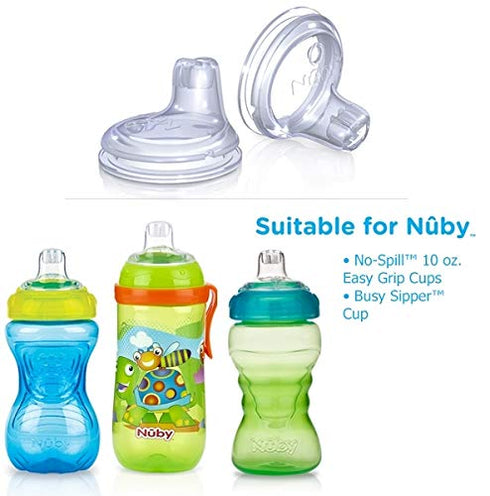 Nuby Replacement Silicone Spouts 10 Pack ((for Item 890 and 891)...