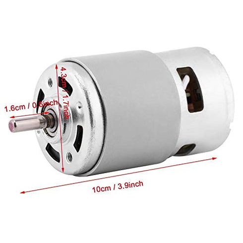 Brushed Magnet DC Motor 12V 0.32A 150W 13000-15000RPM DC Motor Large High Power for Electric Tools...