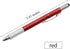 Screwdriver Pen Multitool Pen Touch Screen Stylus Ballpoint Tech Tool Pen Gadgets Ruler Level Metal Hexagon Pen for Men Office Outdoor Supplies 3 ...