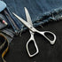 LIVINGO Tailor Fabric Sewing Scissors - 8" Professional Forged Stainless Steel Heavy Duty Metal Shears All Purpose, Crafting Ultra Sharp Scissors ...
