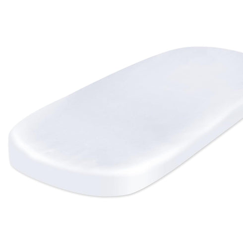 Satin Bassinet Sheet Soft Silk Bassinet Sheets for Baby Hair, Fit for Oval Rectangle and Hourglass Bassinet Mattress, Fitted Bassinet Sheets for B...