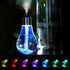 Bulb Humidifier 400 Ml 7 Colors USB Portable Spray Air Humidifier Suitable for Baby Bedroom Office Car (Silver)...