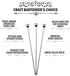 Premium Stainless Steel Cocktail Picks - 24 Pack / 4 Inch - Cocktail Skewers for Drinks...