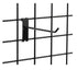 NAHANCO Metal GWH8B 8" Black Gridwall Peg Hooks (Pack of 12)...