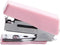 Pink Mini Stapler with Staples Portable Binding Machine Morandi Color Metal Stapler Set with Staples Student Stationery Office Supplies, Manual St...