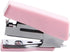 Pink Mini Stapler with Staples Portable Binding Machine Morandi Color Metal Stapler Set with Staples Student Stationery Office Supplies, Manual St...