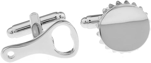 Beer Bottle Cap and Opener Cufflinks...