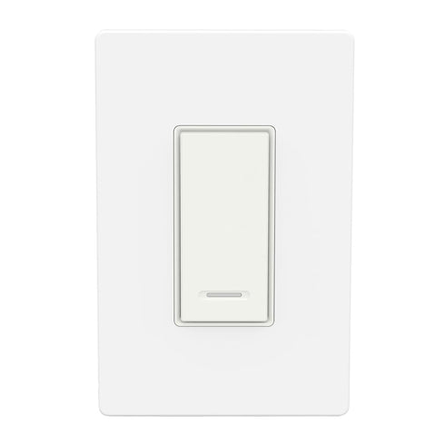BN-LINK Smart Light Switch with Timer Function, Single Pole, 2.4GHz Wi-Fi in-Wall Switch, Neutral Wire Required, Compatible with Alexa and Google ...
