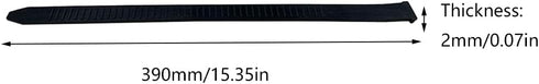 MACHSWON 2pcs 390mm Rubber Towing Mirror Replacement Straps with Cilps for Car SUV Trailer RV Truck, Universal -slip Adjustable Tow Morrors Replac...