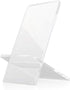 Teensery 1 Pack Clear Acrylic Cross Display Stand Easel Detachable Cell Phone Holder Rack for Retail Shop Tabletop...