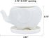 GeLive White Elephant Succulent Planter Ceramic Plant Pot Window Box with Saucer Animal Indoor Tabletop Decor Fun Gift 5 Inch (Mom Elephant)...