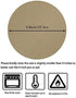 Baking Parchment Circles, Set of 100, 9 Inch Unbleached Baking Paper/Non Stick Baking Parchment/Greaseproof Paper Circles for Springform Cake Tin,...