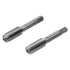 1 Pair Metric Hand Tap,Wide Applications Tapping Tools,Alloy Tool Steel Bottom & Taper Screw Tap Set(M14x1.5)...