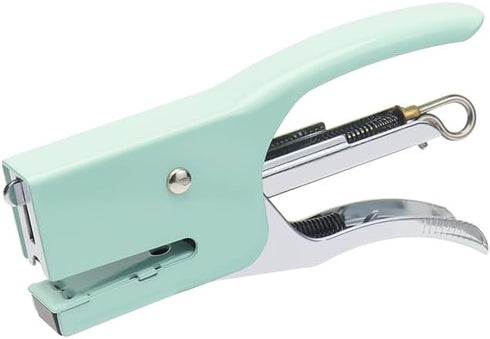 1PC Mini Plier Stapler Cute Handheld Desktop Stapler Mint Green Stapler Metal Hand Held Plier Stapler for Desk, Heavy Duty Office Stapler for Desk...