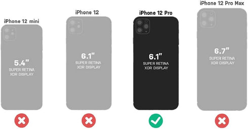 LifeProof iPhone 12 Pro FR? Series Case - BLACK, waterproof IP68, built-in screen protector, port cover protection, snaps to MagSafe...