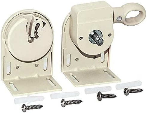 Visor Parts Cordless Support (Gear Transmission), Weather Resistance for Coolaroo External Rolling Shutter, Outdoor Blinds, Rolling Shutter (Sand ...