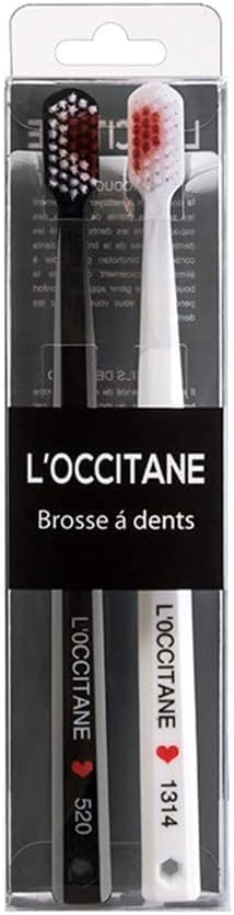 2pcs Toothbrushes Black and White Heart Shaped Couple Toothbrushes Eco Friendly Nano Toothbrushes Dental Care Brush Manual Toothbrushes Toothbrush...