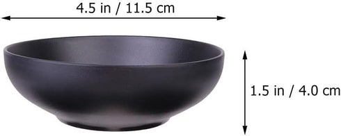 Hemoton 2Pcs Japanese Style Ramen Bowl,Ramen Bowl,Miso Soup Bowl,Noodle Bowls, Large Soup Bowl,Salad Bowl Fruit Dessert Bowl,Melamine Asian Bowls,...