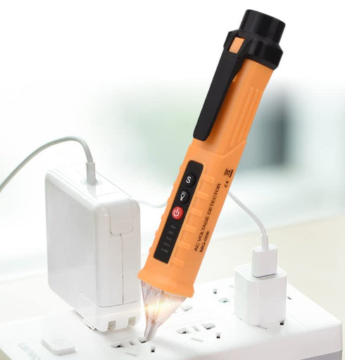 Voltage Detector Test Pen, 802 High Accuracy Voltage Detector, Non Contact Voltage Tester with Buzzer Alarm, Electrical Tester 48 1000V 12 1000V(Y...