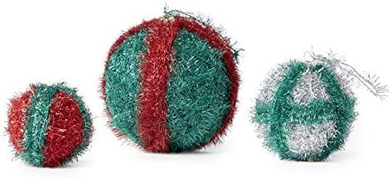 Red Heart Scrubby Sparkle Yarn, Watermelon...