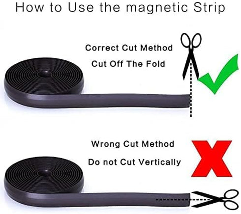 6.5ft Magnetic Boundary Strips, Limit The Active Area of Robot Vacuum Cleaners, Magnetic Tape for Robot Vacuum Cleaners, Compatible with Shark Ion...