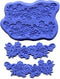 Silicone Mold - Flower With Scrolls Lace Mold Set...