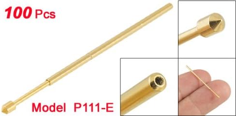 uxcell 100 Pcs Spring Load Spear Tip Test Probes Pins 1.3mm Diameter...