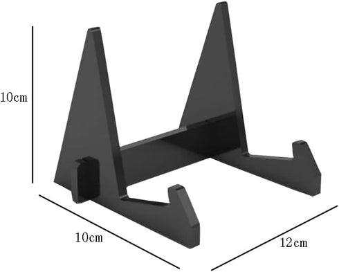 1 Piece Acrylic Bookshelf Book Stand Book Display Stand CD Display Stand Acrylic Easel Stand Acrylic Easel Rack Photo Display Holder Cookbook Hold...