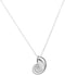 Meiligo® Fashion Woman Conch,snail,shell Charm pendant necklace (Silver)...