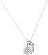 Meiligo® Fashion Woman Conch,snail,shell Charm pendant necklace (Silver)...