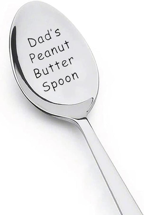 Dad Gifts for Birthday Christmas from Daughter Son Creative Dad’s Peanut Butter Spoon for Father's Day Peanut Butter Lover Gift for Daddy Dads Day...