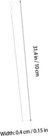 Anneome 5pcs Special Needle for Hand-Threading Very Fine Beads with Large Eye Opening and Twist Type Beading Tools for Jewelry Making Beading Supp...