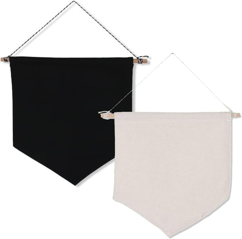 2Pcs Hanging Brooch Pin Organizer Blank Wall Hanging Enamel Pin Brooch Pin Badges Medals Lapel Collection Display Banners Organizer Storage Holder...
