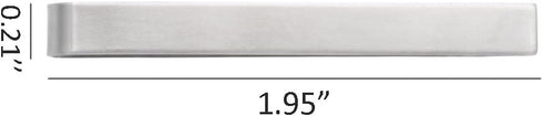 O.RIYA Gifts for Men, Secret Message Tie Bar I love you Tie Clip Mens Husband Father Gift...