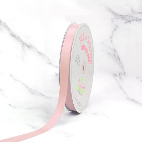 LUV Ribbons PSF0508-130 5/8" Satin Ribbon, 100 Yards, Blush...