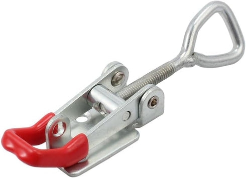 Tanice 4PCS Adjustable Toggle Clamp 180kg 400Lbs Holding Capacity Hasp Clamp Steel Latch Catch Clip Pull Action Latch for Tool Boxes, Trunk, Cases...