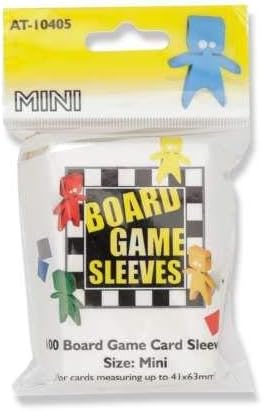 Arcane Tinmen Mini Board Game Card Sleeves – 41mm x 63mm – Bundle of 2 – 200 Sleeves Total...