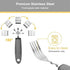 Bendable Adaptive Utensil Set - Arthritis Aid Silverware for The Elderly, Parkinson's, Hand Tremors, Weak Hand Grip & Handicapped - Easy Grip for ...