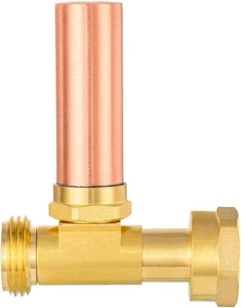 EFIELD C-240 Straight Copper Water Hammer Arrestor For Washing Machine, 3/4 Inch Swivel FHT x 3/4 Inch MHT...
