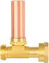 EFIELD C-240 Straight Copper Water Hammer Arrestor For Washing Machine, 3/4 Inch Swivel FHT x 3/4 Inch MHT...