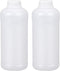 PE Plastic Food Grade Bottles, Wide Mouth Lab Reagent Bottle, Liquid/Solid Sample Seal Sample Storage Container Chemical Bottle (Translucent, 34oz...